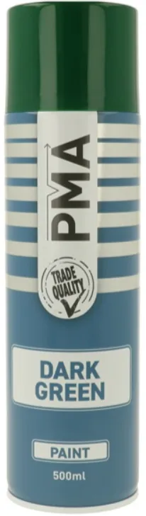 PMA Dark Green Automotive Paint 500ml Car Van Restoration Repair