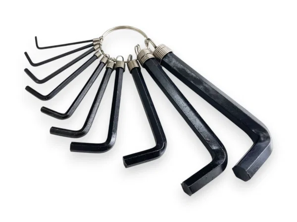Toolzone 10PC Metric Hex Key Set On Ring HX018