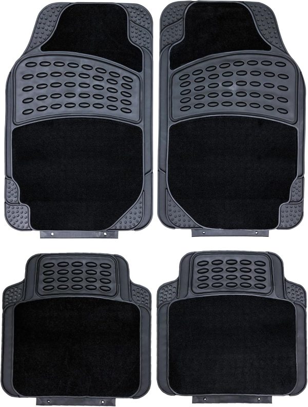Sakura SS5177 All Weather Car Floor Mats Carpet Sections