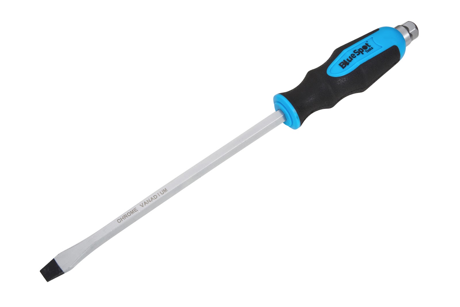 BlueSpot Slotted Hex Bolster Screwdriver (8mm x 150mm)