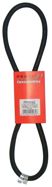 PEARL 1/4in. x 1m Rubber Fuel Hose & Clips Petrol Diesel Line