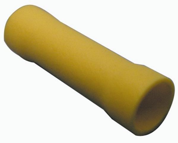 PEARL 12-10 AWG Yellow Butt Crimp Connectors Splices 50 Pack