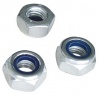 M10 x 1.5mm Self Locking Nuts PEARL (Pack of 3) Locknut Prevailing Torque