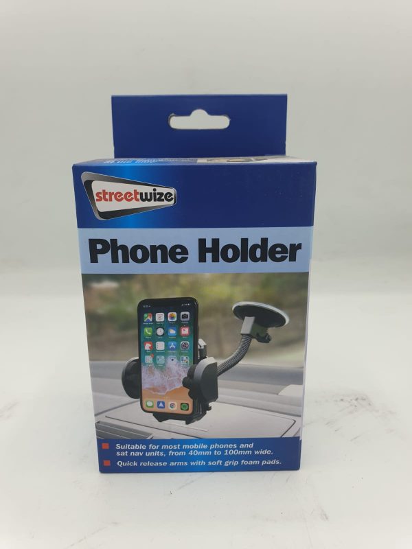 Streetwize Universal Car Van Mobile Phone Holder Suction Mount 360 Rotation