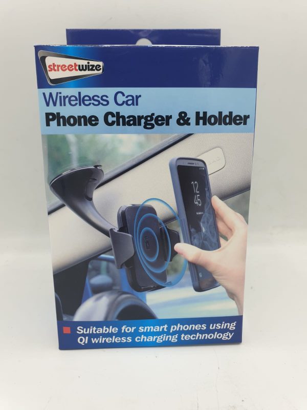 Streetwize Car Van Phone Holder Wireless Charger QI Dash Vent Mount