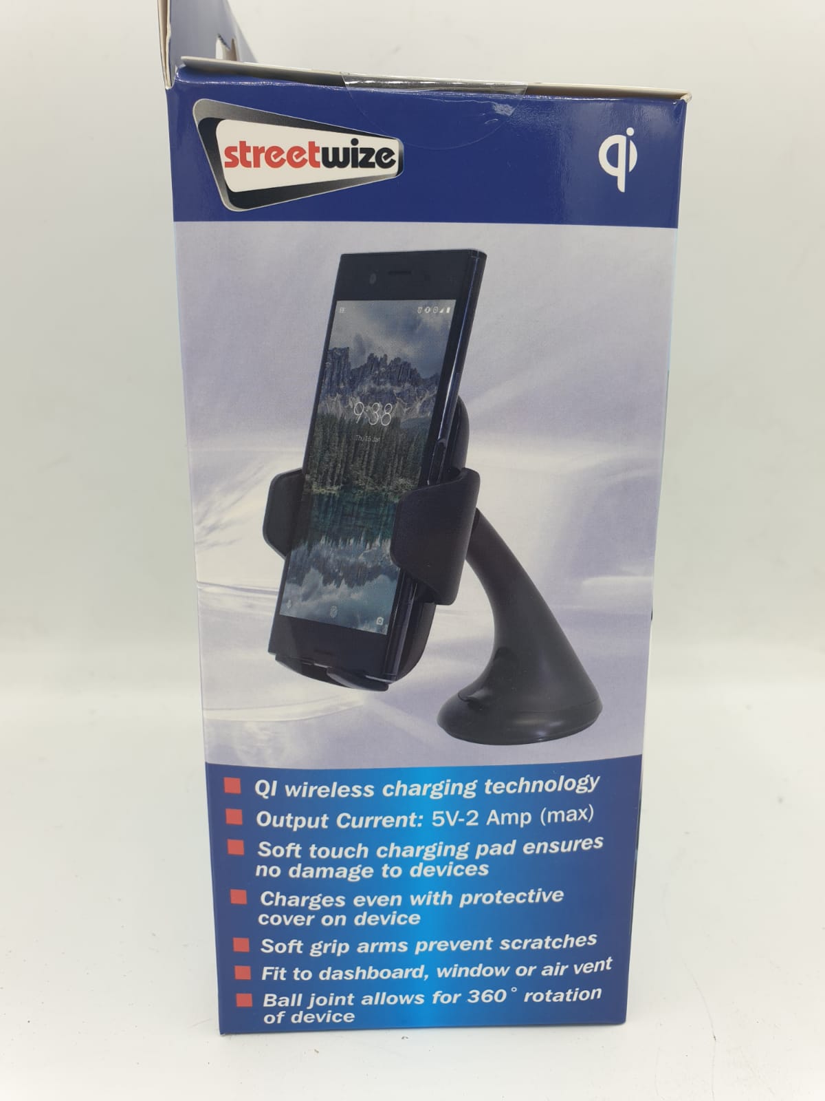 Streetwize Car Van Phone Holder Wireless Charger QI Dash Vent Mount - Image 2