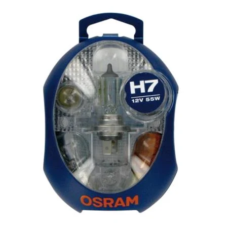 OSRAM H7 Emergency Spare Bulb & Fuse Kit Europe Travel Car