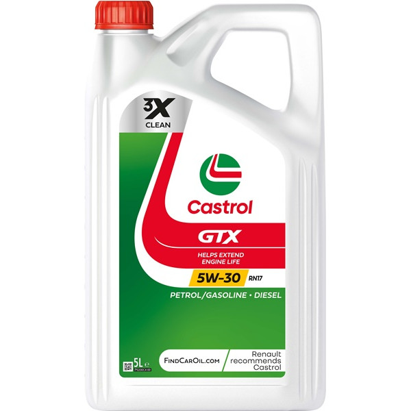 Castrol GTX 5W-30 RN17 Engine Oil 5L