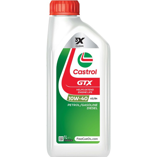 Castrol Gtx Ultraclean 10W-40 A-B Engine Oil 4L