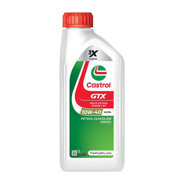 Castrol GTX 10W-40 A3/B4 Engine Oil 1L