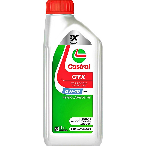 Castrol GTX 0W16 Engine Oil 1 Litre