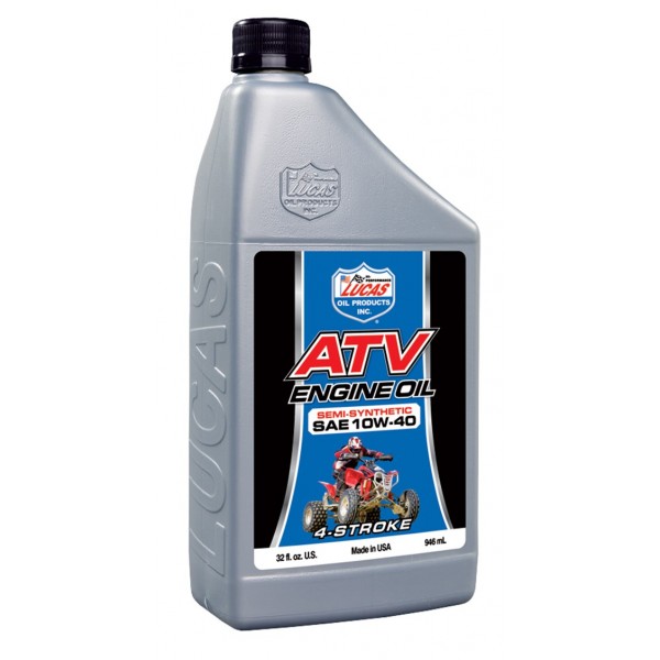 Lucas Oil 10W-40 Semi-Synthetic ATV Engine Oil 1 Litre