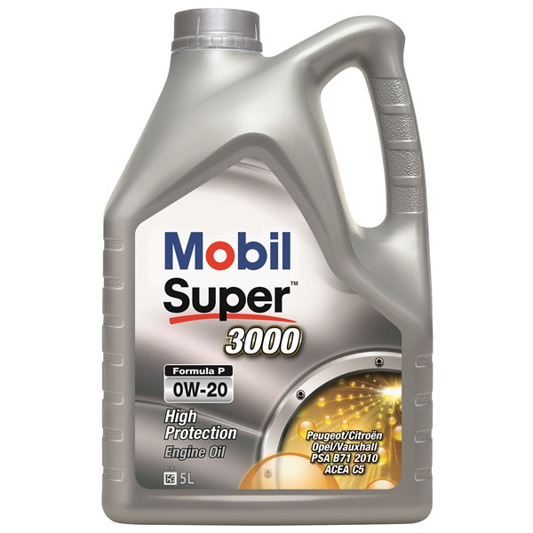 Mobil Super 3000 Formula P 0W20 Engine Oil 5L