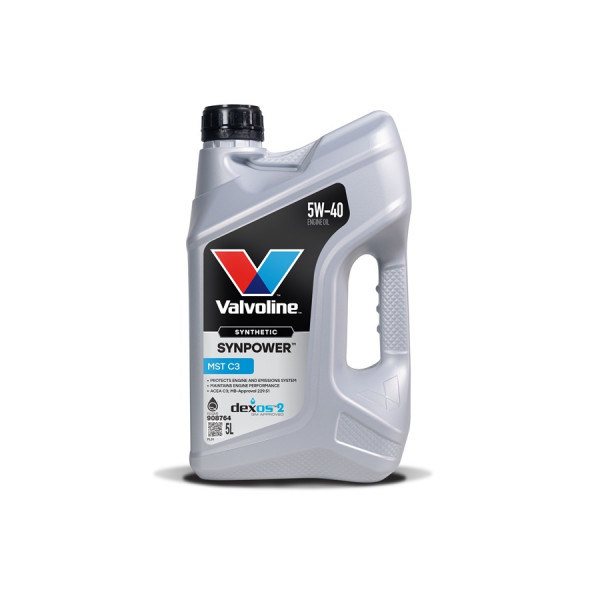 Valvoline Synpower Mst C3 5W40 Engine Oil 5 Litre