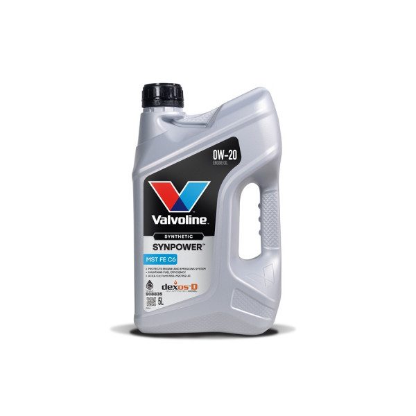 Valvoline Synpower MST FE C6 0W20 Engine Oil 5 Litre