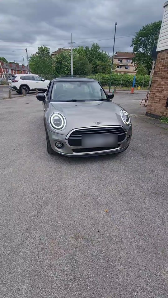 Front and rear parking sensors fitted to a 2022 Mini